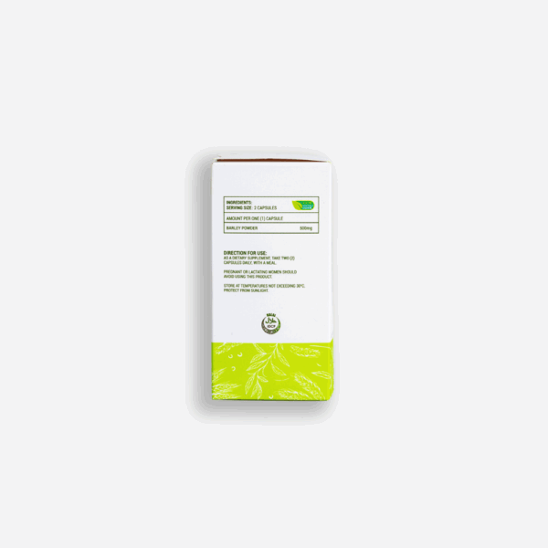 JC Organic Barley Capsules - Image 2