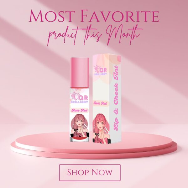 QR BRILLIANT LIP  CHEEK TINT - MAGENTA - Image 3