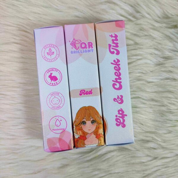 QR BRILLIANT LIP & CHEEK TINT - RED - Image 11