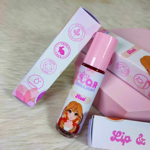 QR BRILLIANT LIP & CHEEK TINT - RED - Image 10