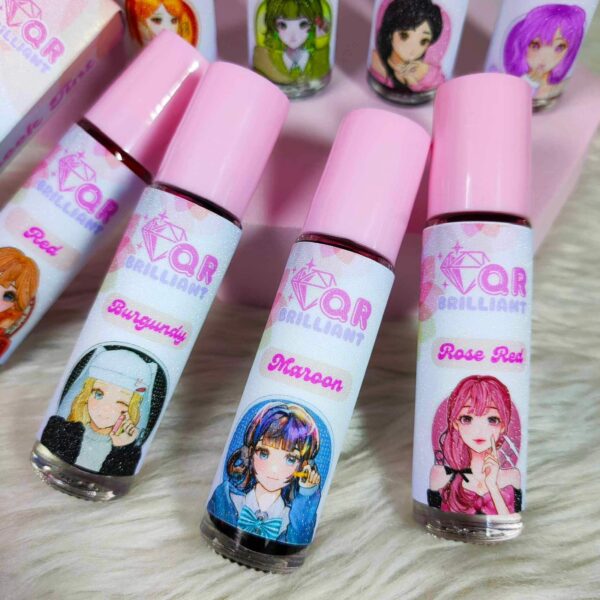 QR BRILLIANT LIP & CHEEK TINT - RED - Image 4