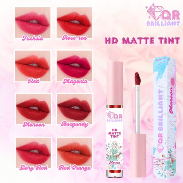 QR BRILLIANT MATTE TINT - RED ORANGE