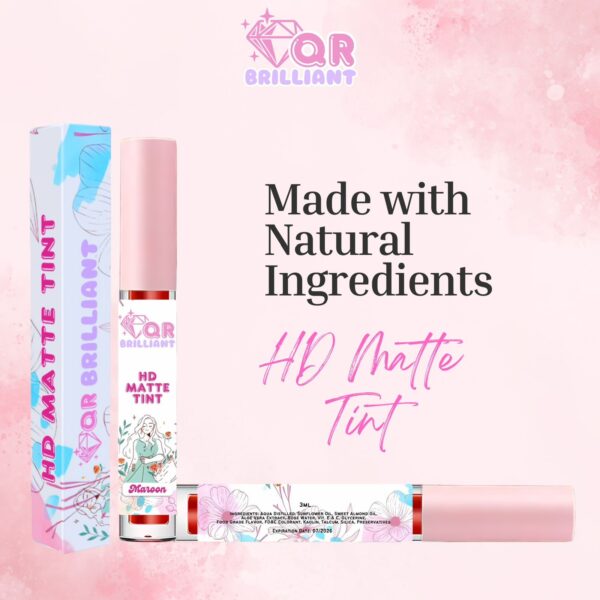 QR BRILLIANT MATTE TINT - FUCHSIA - Image 4