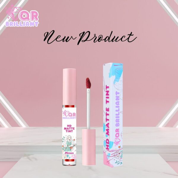 QR BRILLIANT MATTE TINT - BURGUNDY