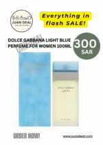 DOLCE GABBANA LIGHT BLUE PERFUME FOR WOMEN 100ML